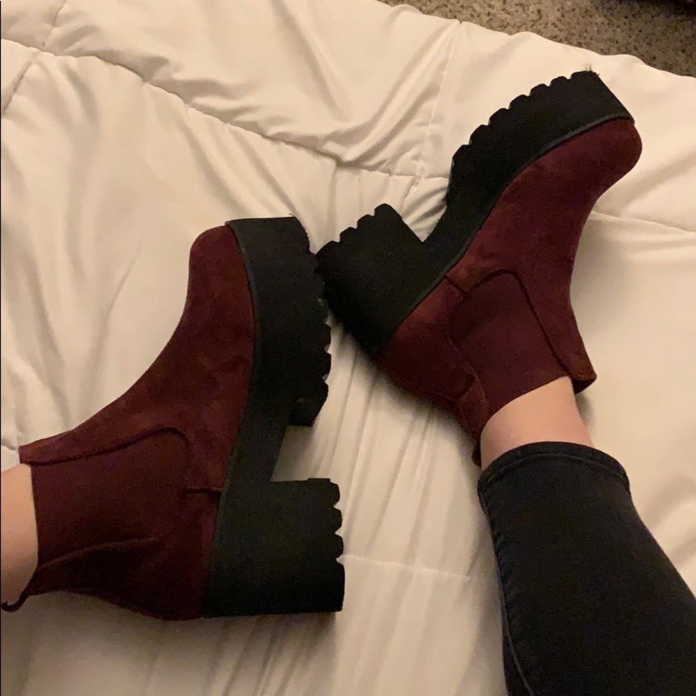 Nasty Gal Suede Ankle Boot